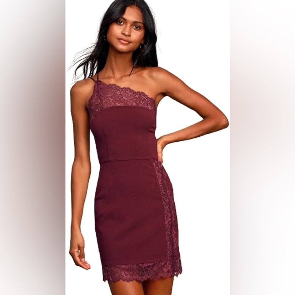 Free People Premonitions Bodycon Dress with Lace Accents